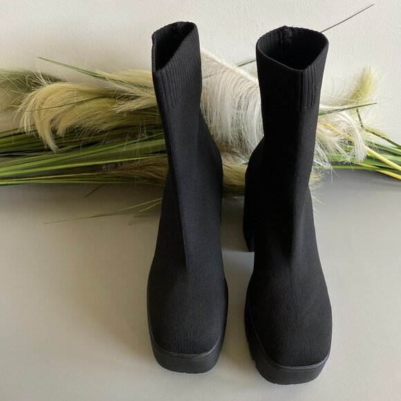Call It Spring Black Platform Boots - Picture 3 of 13